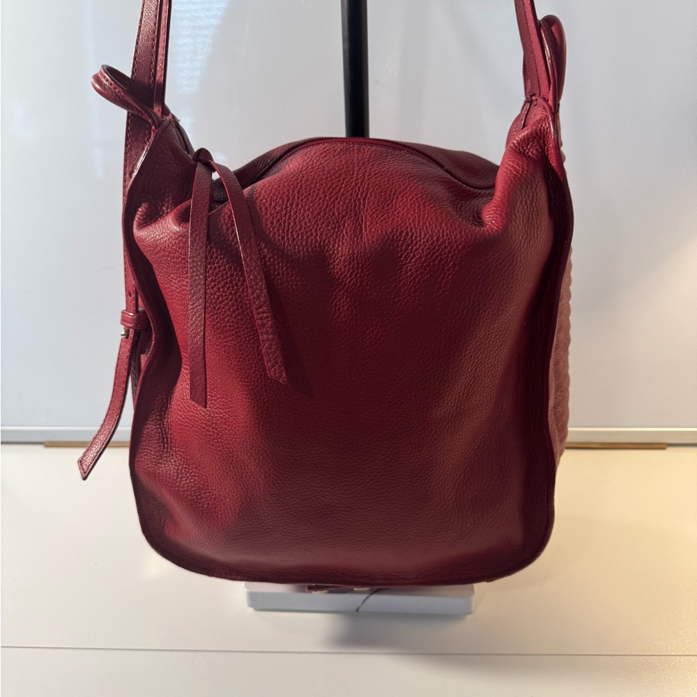 Kooba - Elegant Red Leather Shoulder Bag